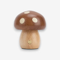 Lampe de bureau bois champignon