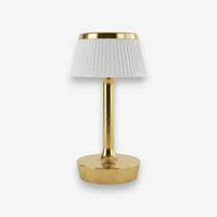 Lampe de bureau dorée tactile