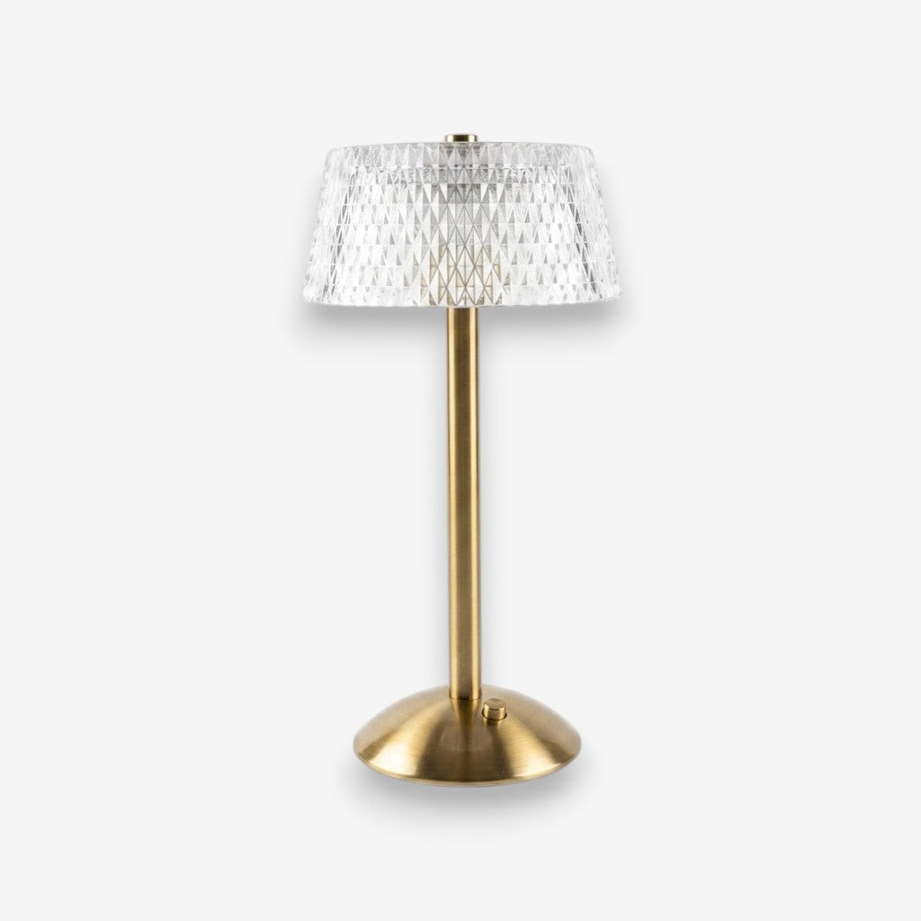 Lampe de bureau dorée moderne