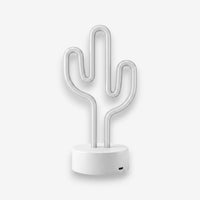 Lampe de bureau verte cactus